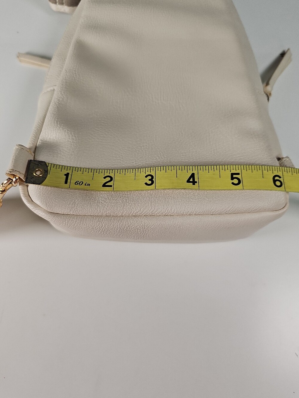 Universal Thread Cross Body Mini Back Pack, Ivory, Vegan Leather - Picture 12 of 13